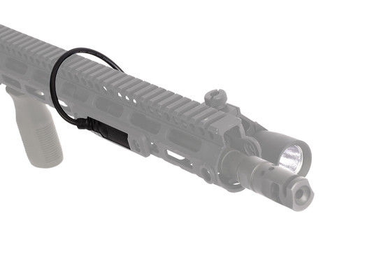 Primary Arms Weapon Light Small Tape Switch attached to AR-15 handguard
